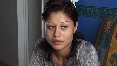 Кастинг у Вудманана для брюнетки из Сербии закончился жескачом с  помощником и тройными оборотоми: писька,попа,рот.